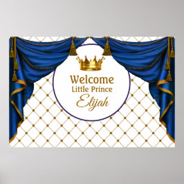 Vorsten Verjaardag Kleine Prins Baby Shower Poster