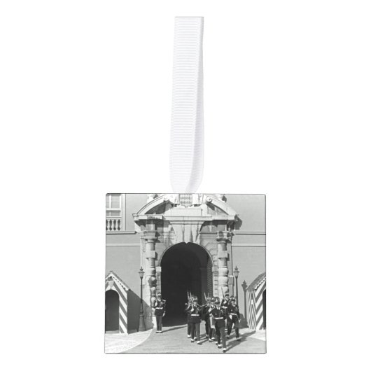  Vorstendom Monaco — princely paleis Kubus Ornament (Voorkant)