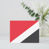 Vorstendom Sealand Flag Briefkaart (Staand voorkant)
