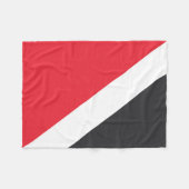 Vorstendom Sealand Flag Fleece Deken (Voorkant (Horizontaal))