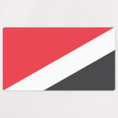Vorstendom Sealand Flag Labels (Design 2)