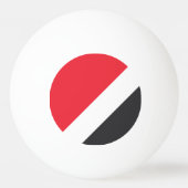 Vorstendom Sealand Flag Pingpongballen (Achterkant)