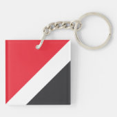 Vorstendom Sealand Flag Sleutelhanger (Achterkant)