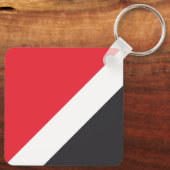 Vorstendom Sealand Flag Sleutelhanger (Achterkant)