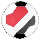 Vorstendom Sealand Flag Voetbal (Voorkant)