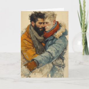 Vorstige Omhelzing Winter Kaart