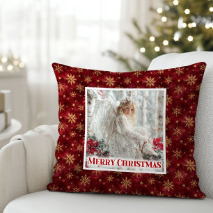 Vorstige vintage engel kerst kussen