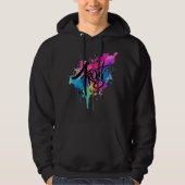 Vorstverf spatten hoodie (Voorkant)