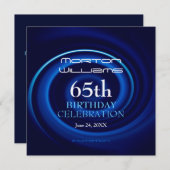 Vortex 65e anniversaire Invitation (Devant / Derrière)