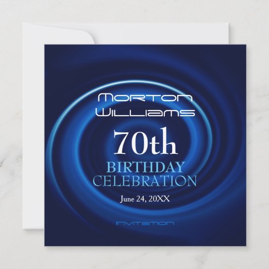 Vortex 70e anniversaire Invitation (Devant)