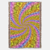 Vortex Abstrait psychédélique Jeter la couverture (devant Vertical)