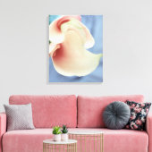 Vortex Blanc Calla Lily Toile Florale Art Imprimer (Insitu(Salon))