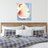 Vortex Blanc Calla Lily Toile Florale Art Imprimer (Insitu(Chambre))
