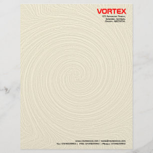 Vortex - Bleek amber Custom Briefhoofd