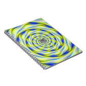 Vortex carnet en bleu et jaune (Côté Droit)