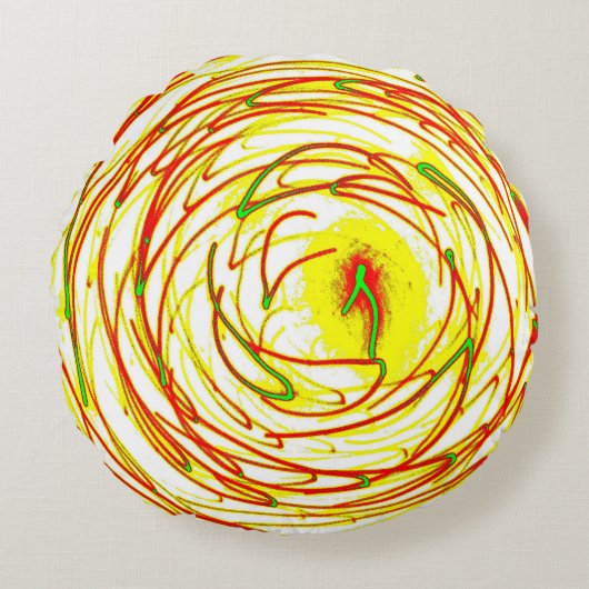 Vortex Coussin Rond Coussin Rond (Devant)