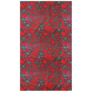 vortex de couleur écossaise sur nappe