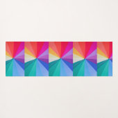 Vortex de couleurs sur tapis de yoga (Dos (Horizontal))