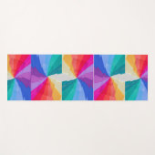 Vortex de couleurs sur tapis de yoga (Devant (Horizontal))