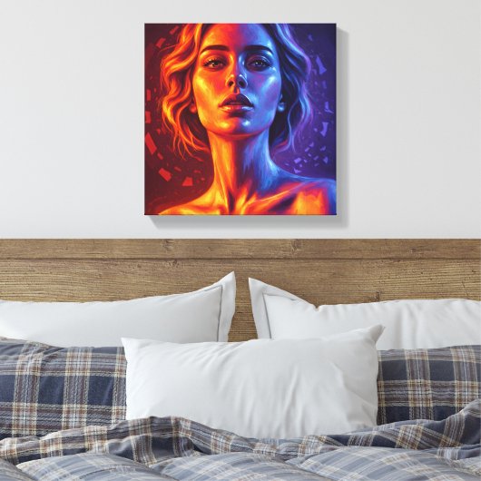 Vortex d'être étiré toile Impression (Insitu(Chambre))