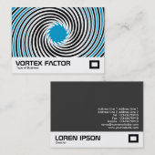 Vortex-factor Visitekaartje (Voorkant / Achterkant)
