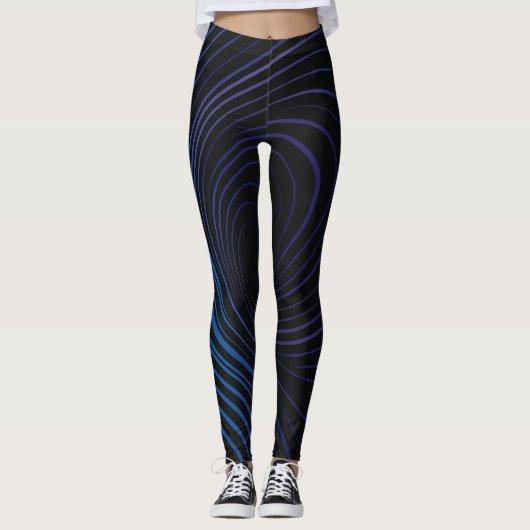 Vortex Flow – Spiraling Energy Motion Leggings (Voorkant)