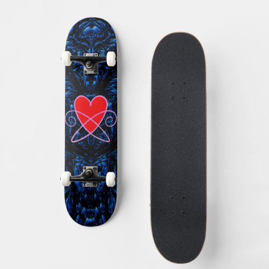 Vortex hart skateboard (Voorkant)