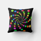 Vortex Kleurrijke kunst Kussen (Achterkant)