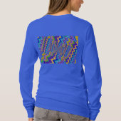vortex multicolore sur T-shirt (Dos)