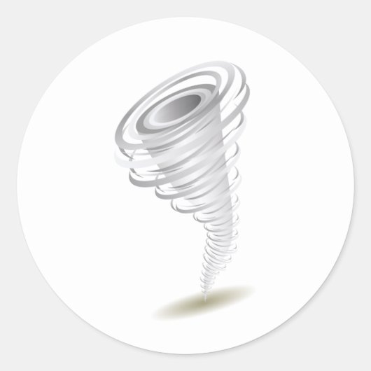 vortex ronde sticker (Voorkant)