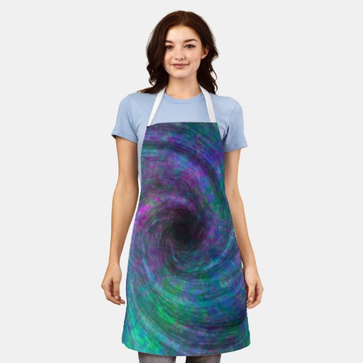 Vortex Tie Dye Schort (Gedragen)