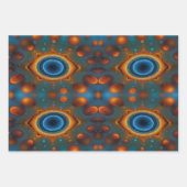 Vortex van kleuren: Abstracte dans van olie en wat Inpakpapier Vel (Voorkant)