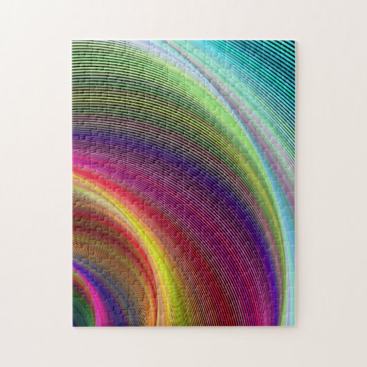 Vortex van kleuren legpuzzel (Verticaal)