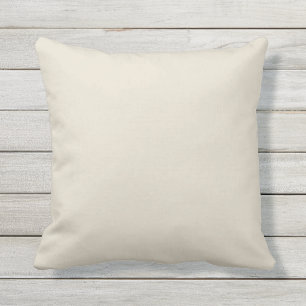 Vory Cream Solid Accent Buitenkussen