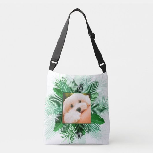 Vos 2 Photos en Palm Leaf Frames sacs personnalisé (Devant)