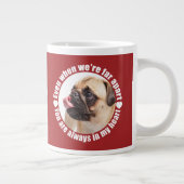 VOS 2 PHOTOS & MONOGRAM Love Atout Amour mugs (Droite)