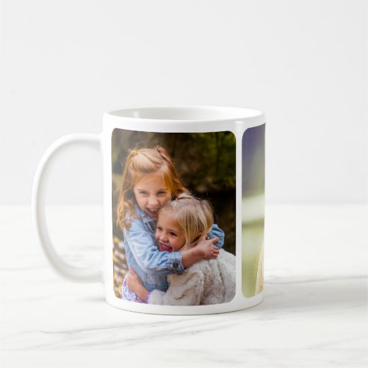 Vos 3 photos de Modèle arrondi Mug (Gauche)