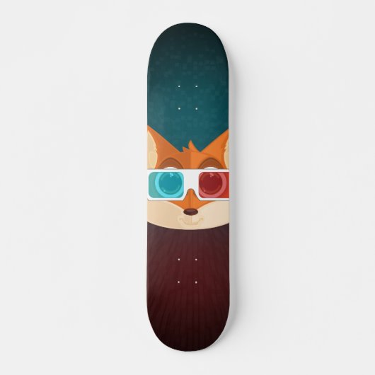 Vos - 3D Skateboard (Voorkant)