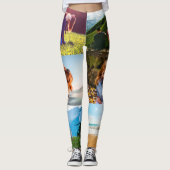 Vos 6 Photos Modèle Edge Imprimer Leggings (Devant)