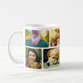 Vos 8 Photos Arrondi Modèle Mug (Gauche)