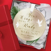 Vos Ailes Étaient Prêts Photo Memorial Keepsaké Do