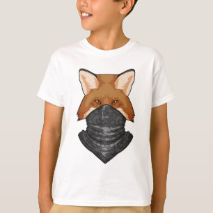 Vos als bandiet met zakdoek t-shirt