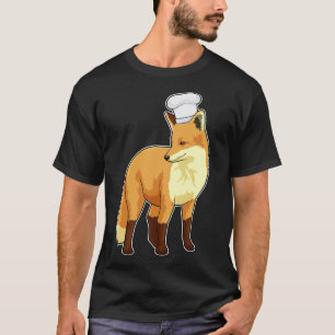 Vos als kok met kookmuts t-shirt
