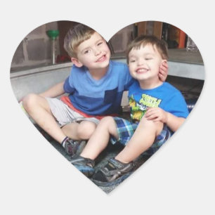 Vos autocollants de coeur photo