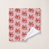 Vos badhanddoekenset bad handdoek (Wasdoekje)