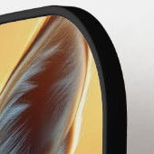 Vos bij zonsondergang pickleball paddle (Links Detail)