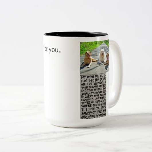 Vos Chiens Veulent Pour Vous Mug (Devant droit)