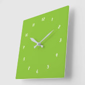 Vos couleurs Numéros Police Horloge murale personn (Angle)