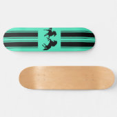 Vos couleurs Sports Skateboard avec Chevaux noirs (Horz)