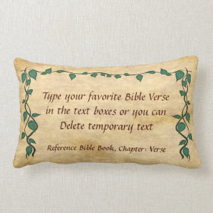 VOS coussins chrétiens de vers de bible de favori